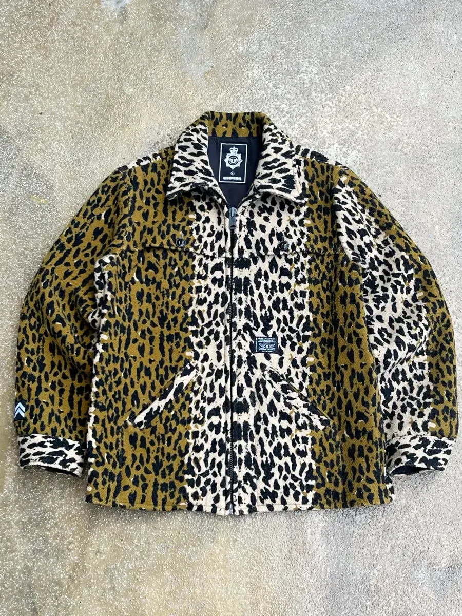 Neighborhood Leopard Wool Jacket